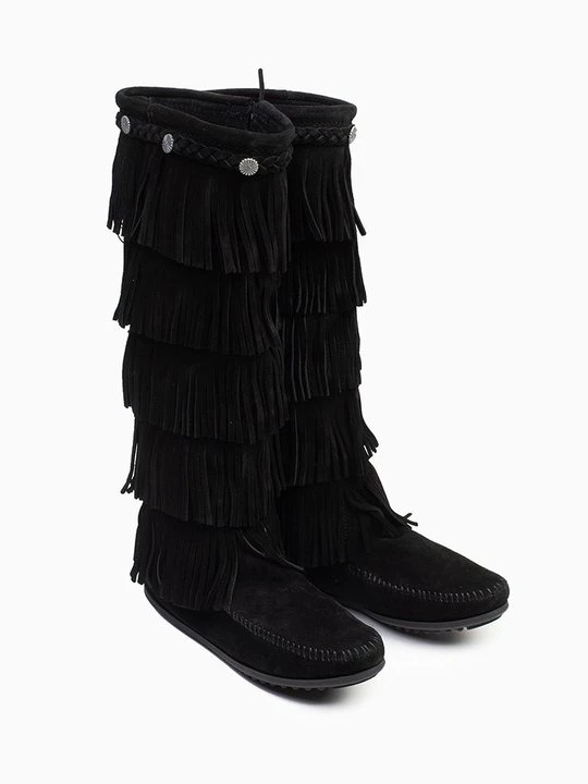 Obrázek produktu Vysoká obuv Minnetonka černá