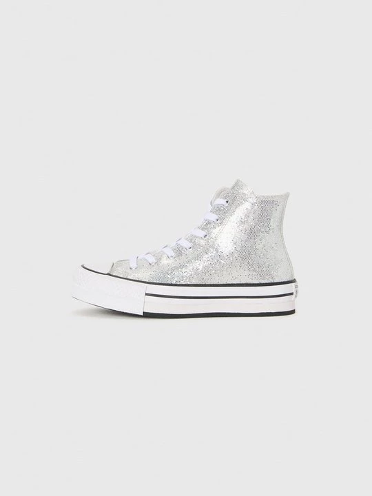 Obrázek produktu Vysoké tenisky Converse stříbrná barva
