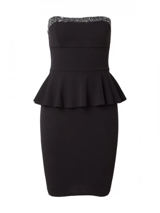 Obrázek produktu WAL G. Koktejlové šaty 'TIRINA PEPLUM' černá