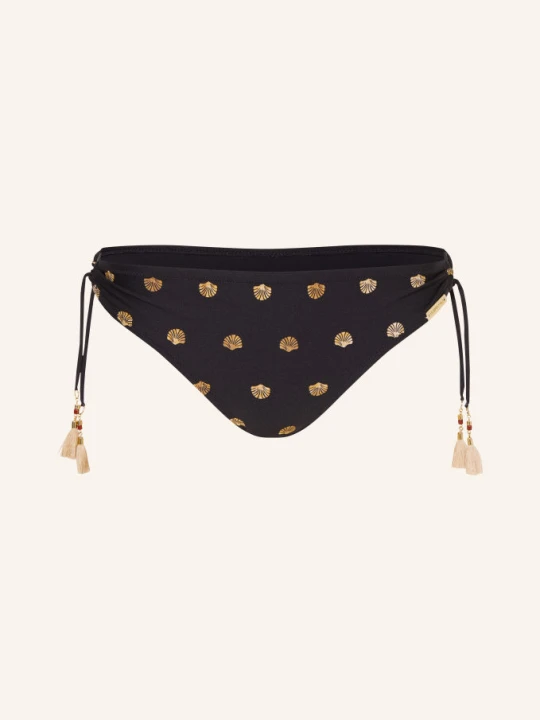 Obrázek produktu Watercult Basic Bikinové Kalhotky Beach Trace černá / koňaková