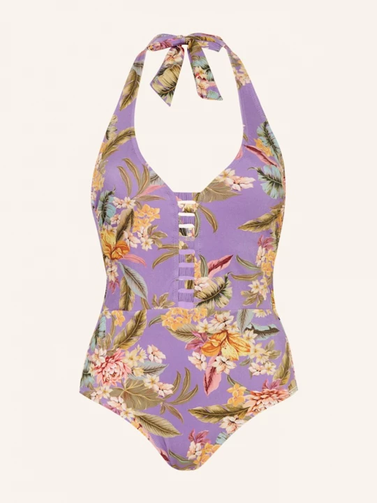 Obrázek produktu Watercult Neckholder Plavky Dreamscape Tropics fialová / zelená / růžová