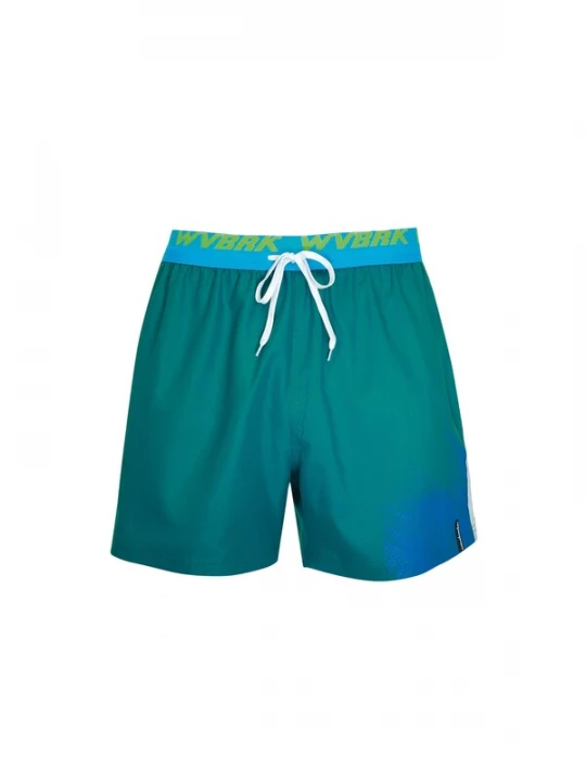 Obrázek produktu wavebreaker Plavecké šortky azurová / jablko / tmavě zelená