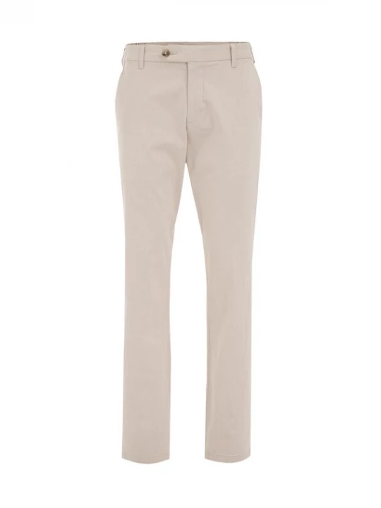 Obrázek produktu WE Fashion Chino kalhoty  velbloudí / bílá