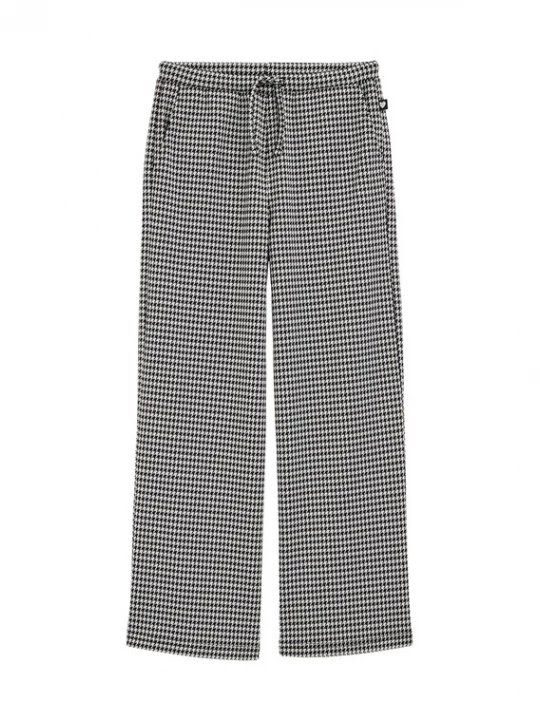 Obrázek produktu WE Fashion Kalhoty černá / bílá
