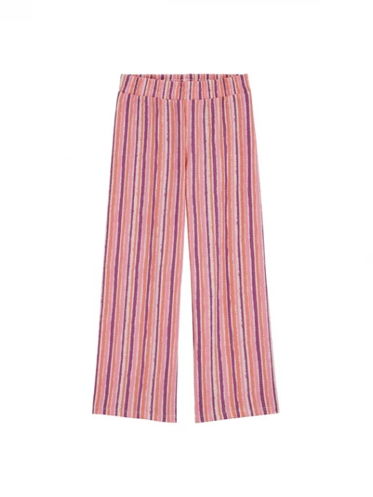 Obrázek produktu WE Fashion Kalhoty fialová / meruňková / růžová