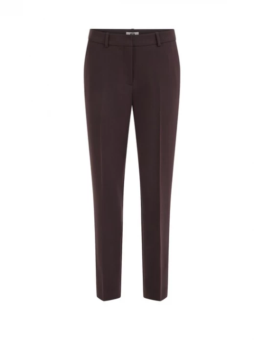 Obrázek produktu WE Fashion Kalhoty s puky tmavě hnědá
