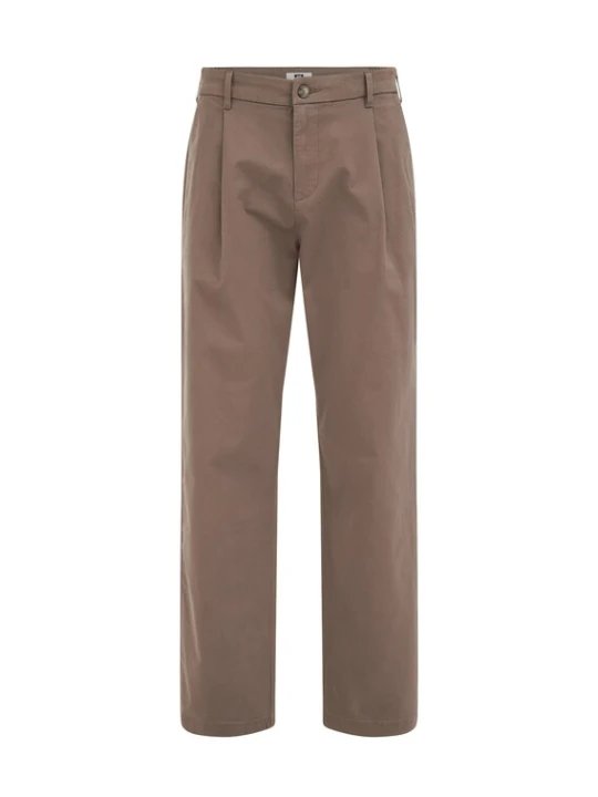 Obrázek produktu WE Fashion Kalhoty se sklady v pase khaki