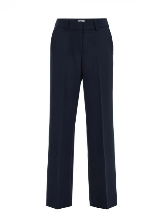 Obrázek produktu WE Fashion Kalhoty se sklady v pase námořnická modř