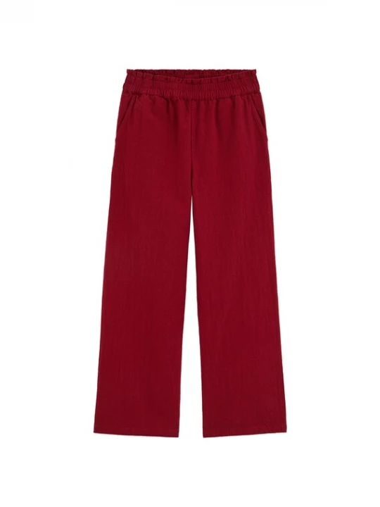 Obrázek produktu WE Fashion Kalhoty tmavě červená