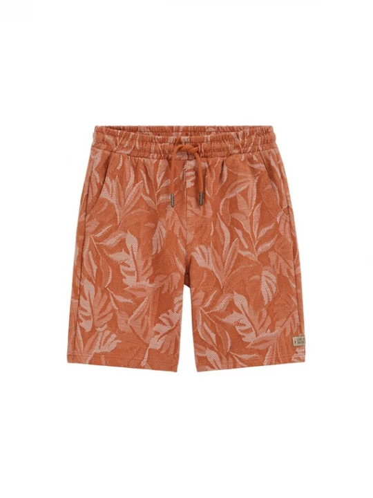 Obrázek produktu WE Fashion Kalhoty tmavě oranžová / bílá