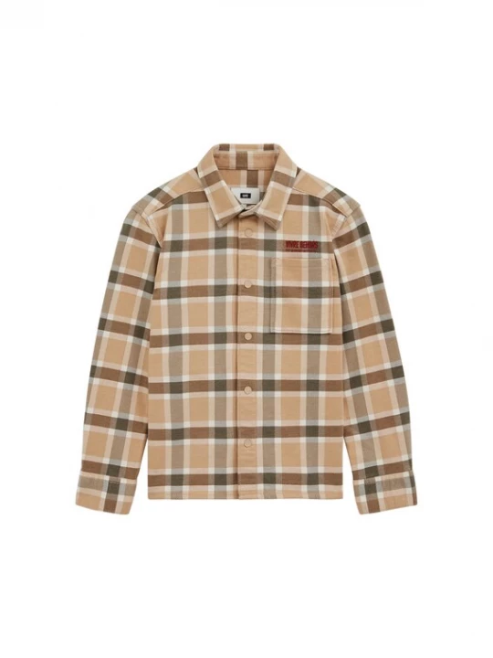 Obrázek produktu WE Fashion Košile béžová / hnědá / světle šedá / tmavě šedá