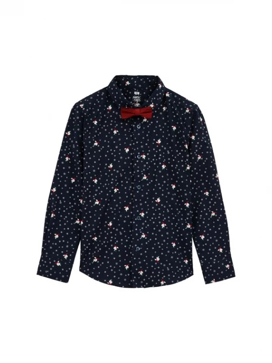 Obrázek produktu WE Fashion Košile marine modrá / červená / bílá