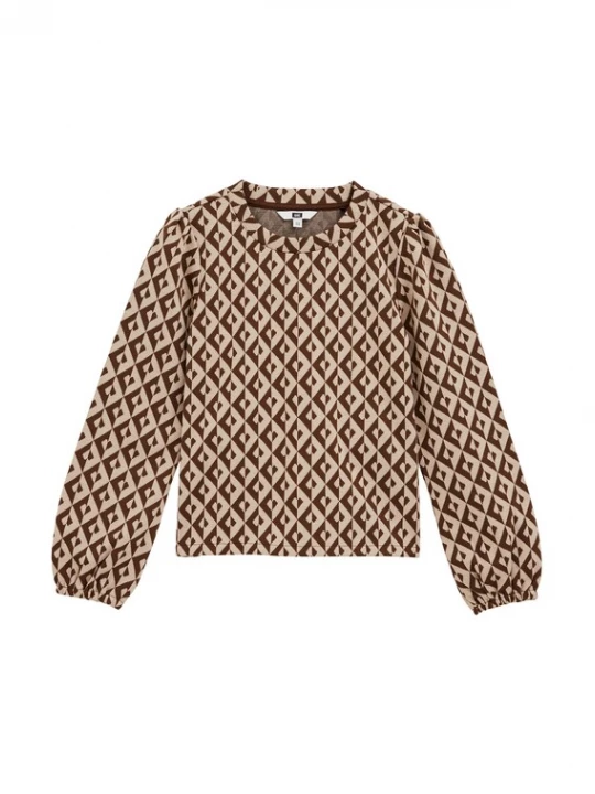 Obrázek produktu WE Fashion Mikina béžová / čokoládová