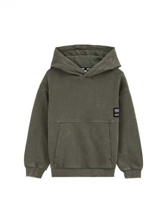 Obrázek produktu WE Fashion Mikina olivová / černá / bílá