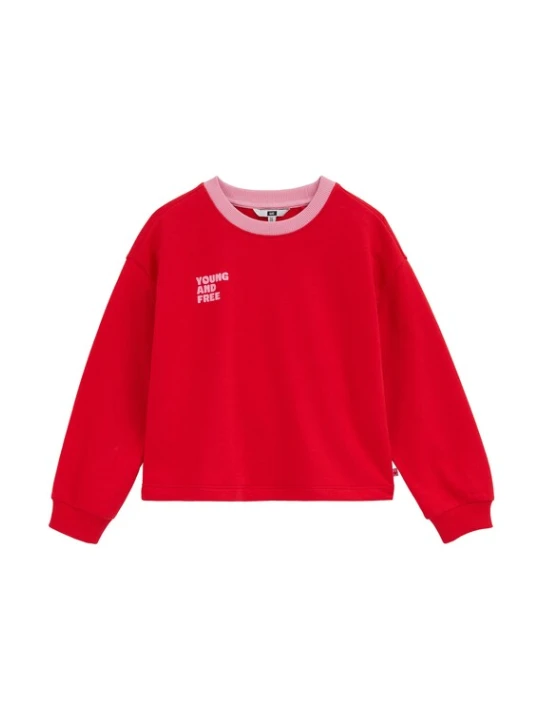 Obrázek produktu WE Fashion Mikina růžová / červená
