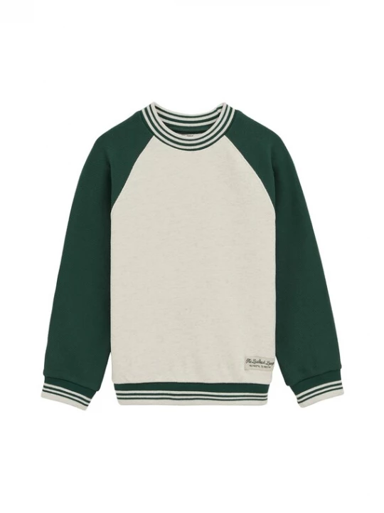 Obrázek produktu WE Fashion Mikina slonová kost / tmavě zelená