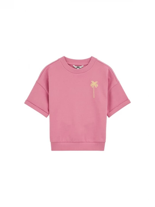 Obrázek produktu WE Fashion Mikina žlutá / světle růžová / pastelově červená / bílá