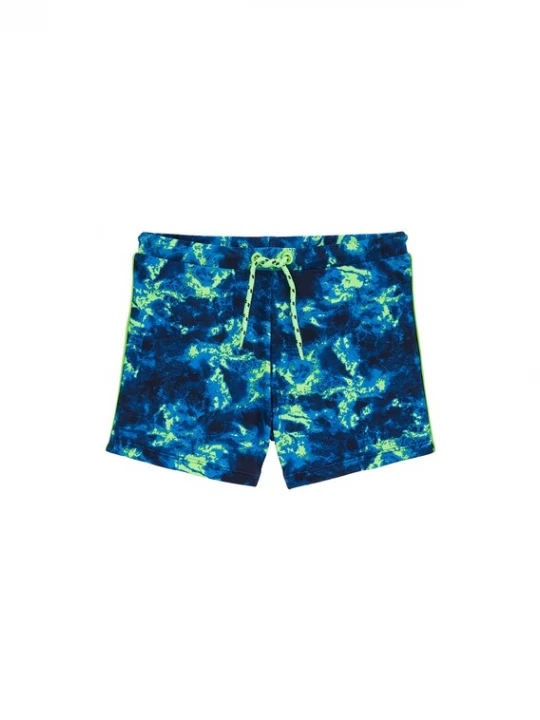 Obrázek produktu WE Fashion Plavky marine modrá / námořnická modř / svítivě zelená