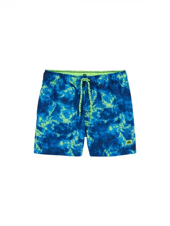 Obrázek produktu WE Fashion Plavky tmavě modrá / světle zelená