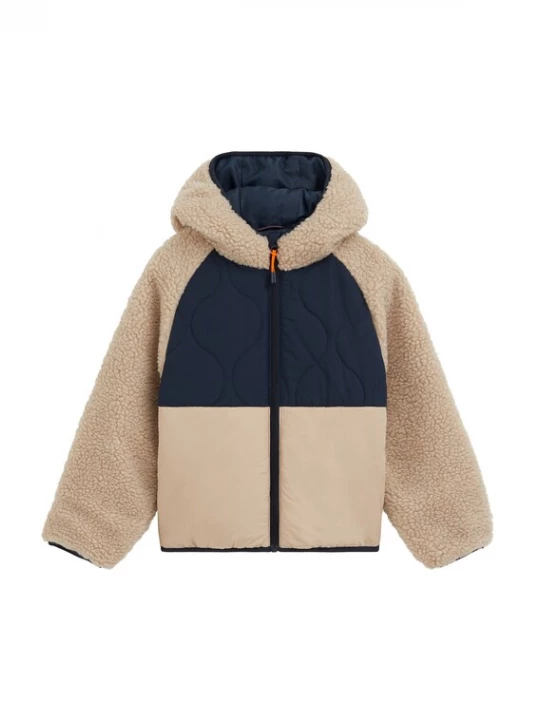 Obrázek produktu WE Fashion Přechodná bunda béžová / námořnická modř