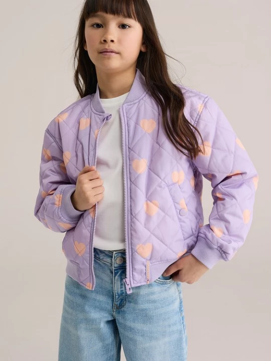 Obrázek produktu WE Fashion Přechodná bunda lenvandulová / růžová