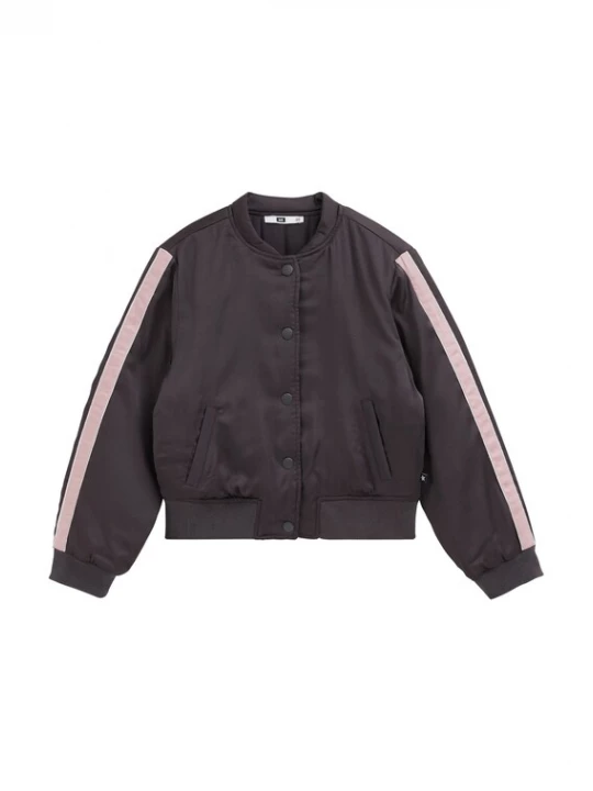 Obrázek produktu WE Fashion Přechodná bunda tmavě šedá / růžová