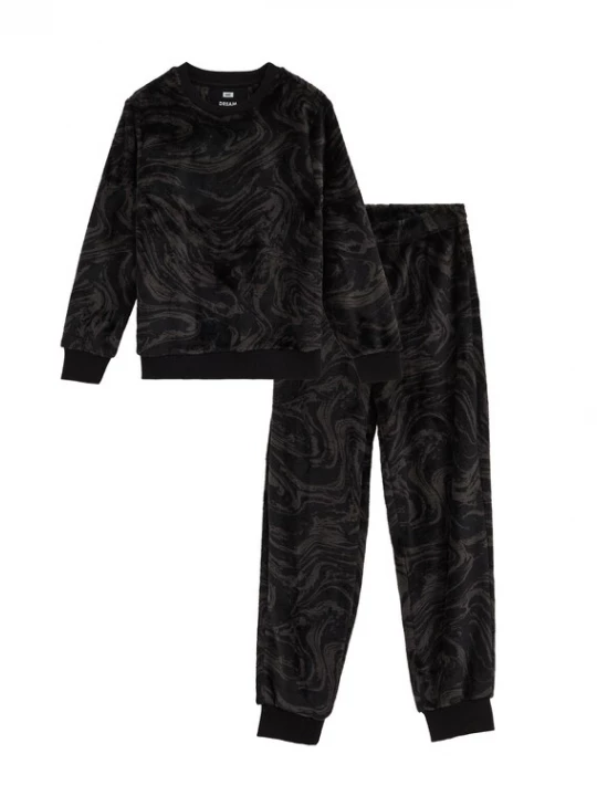 Obrázek produktu WE Fashion Pyžamo antracitová / černá