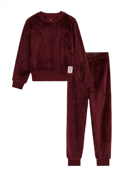 Obrázek produktu WE Fashion Pyžamo burgundská červeň