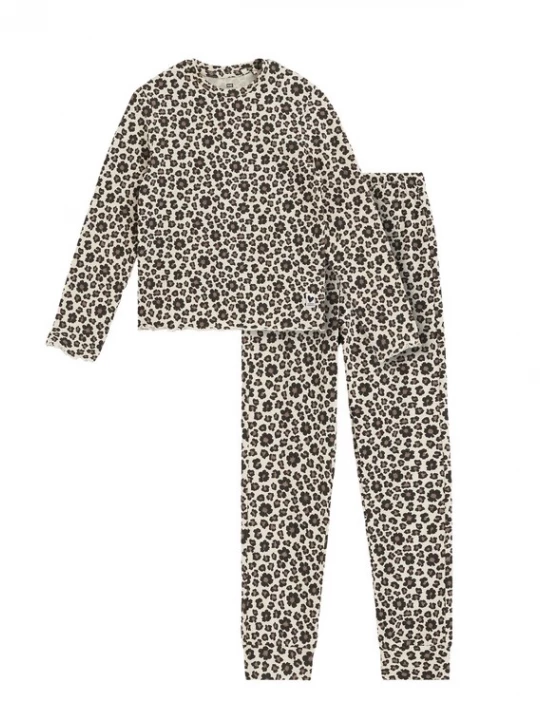 Obrázek produktu WE Fashion Pyžamo krémová / brokátová / černá