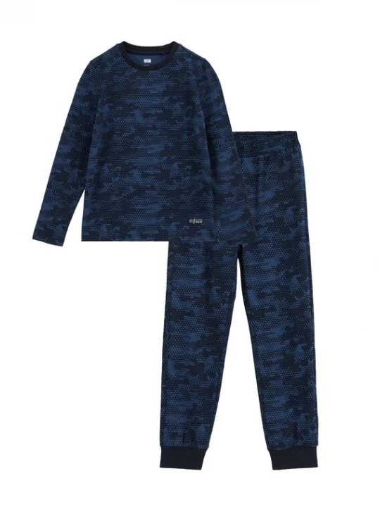 Obrázek produktu WE Fashion Pyžamo marine modrá / tmavě modrá