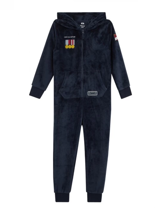 Obrázek produktu WE Fashion Pyžamo marine modrá / žlutá / červená / bílá