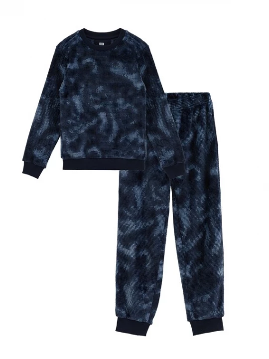 Obrázek produktu WE Fashion Pyžamo námořnická modř / safírová / chladná modrá