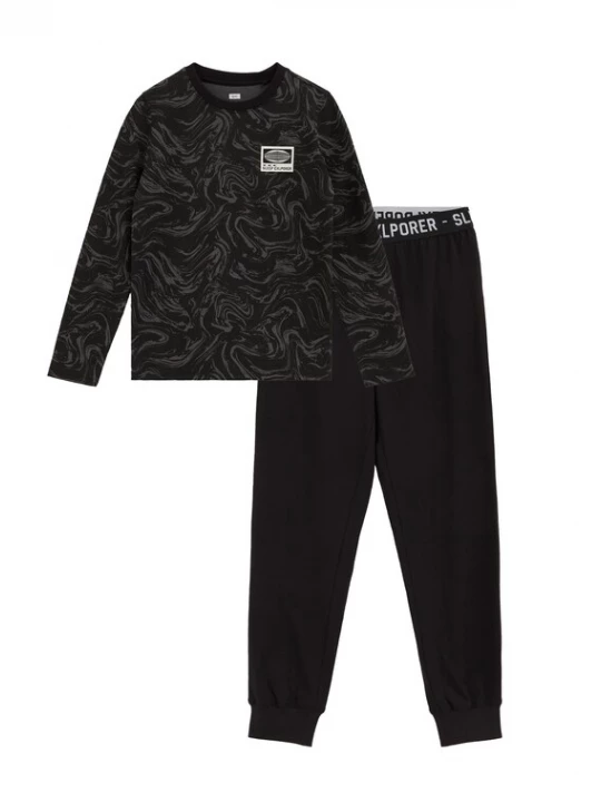 Obrázek produktu WE Fashion Pyžamo šedá / černá