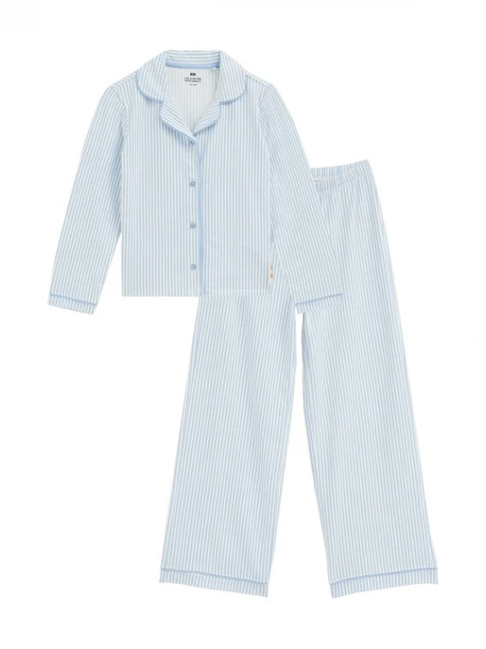 Obrázek produktu WE Fashion Pyžamo světlemodrá / bílá