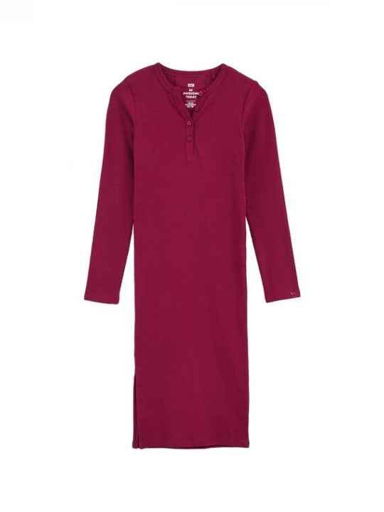 Obrázek produktu WE Fashion Šaty burgundská červeň
