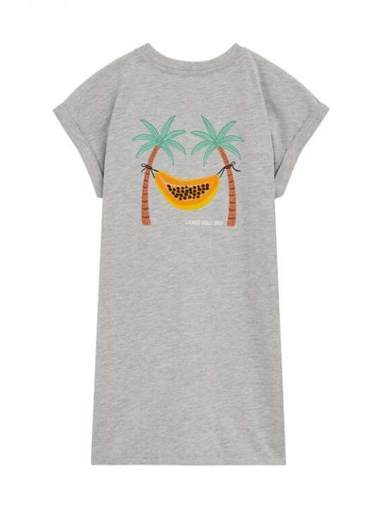 Obrázek produktu WE Fashion Šaty hnědá / žlutá / světle šedá / zelená