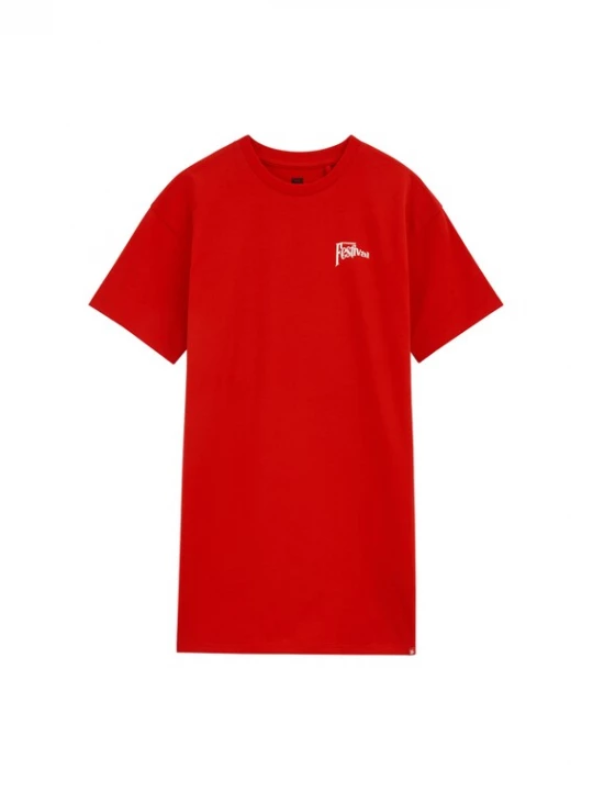 Obrázek produktu WE Fashion Šaty svítivě červená / bílá