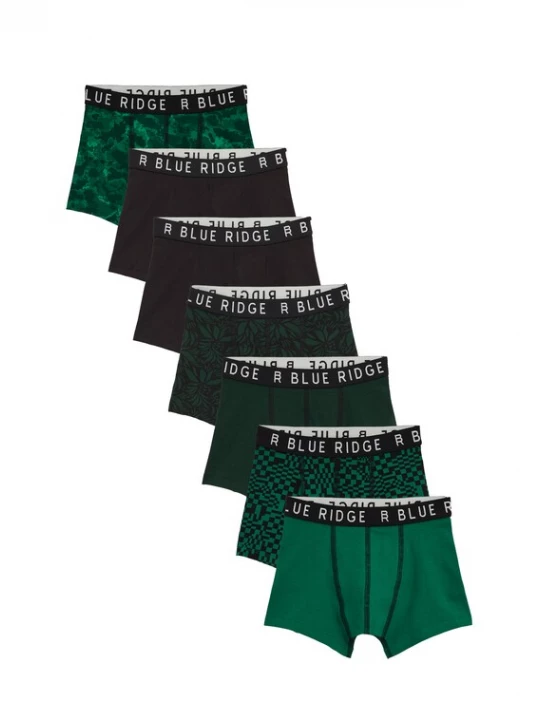 Obrázek produktu WE Fashion Spodní prádlo zelená / smaragdová / tmavě zelená / černá