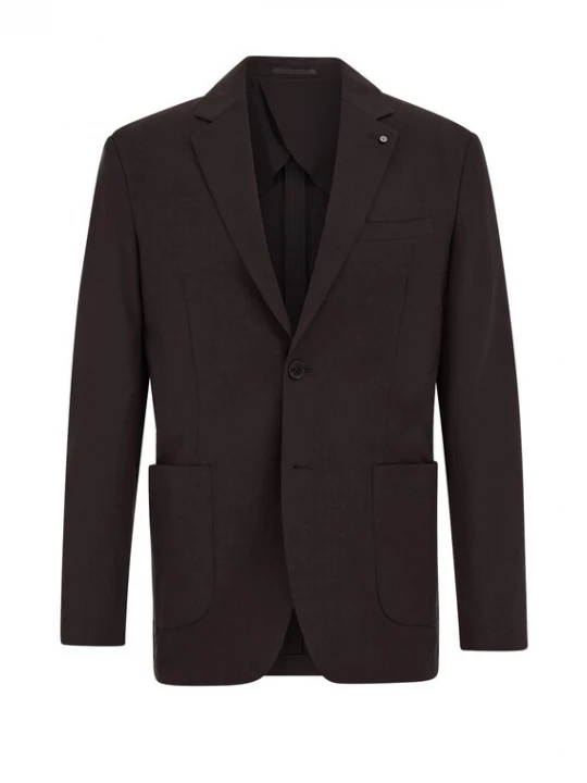 Obrázek produktu WE Fashion Společenské sako tmavě hnědá