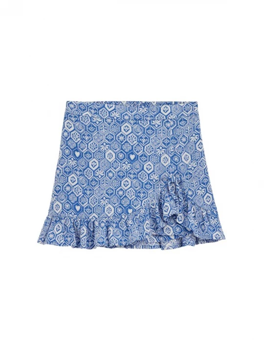 Obrázek produktu WE Fashion Sukně modrá / bílá