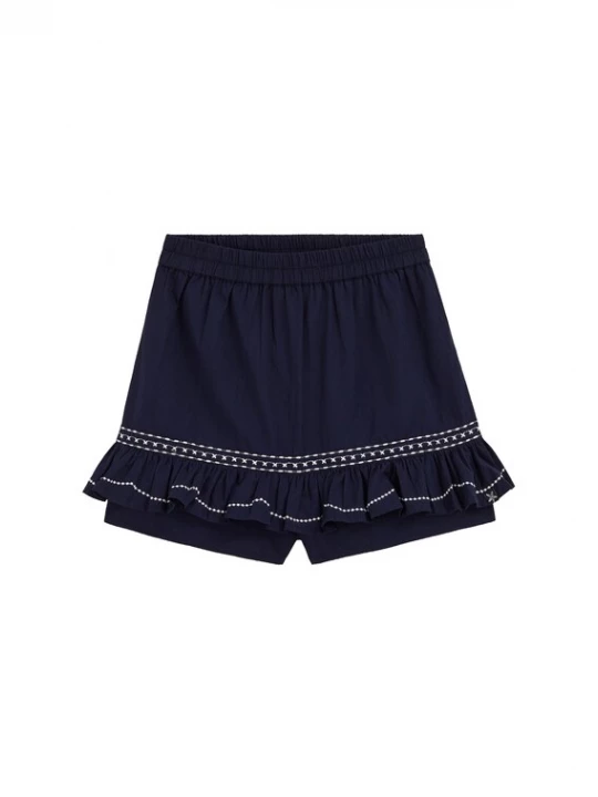Obrázek produktu WE Fashion Sukně námořnická modř / bílá