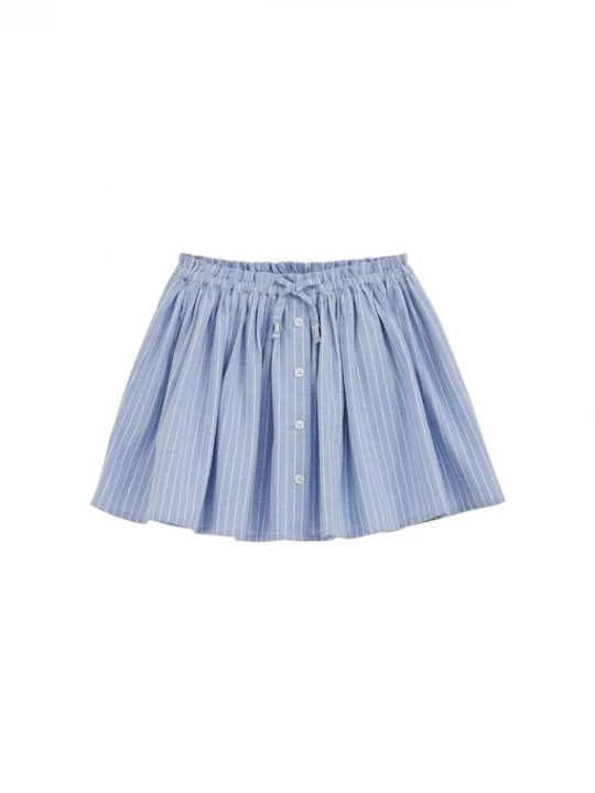 Obrázek produktu WE Fashion Sukně pastelová modrá / bílá