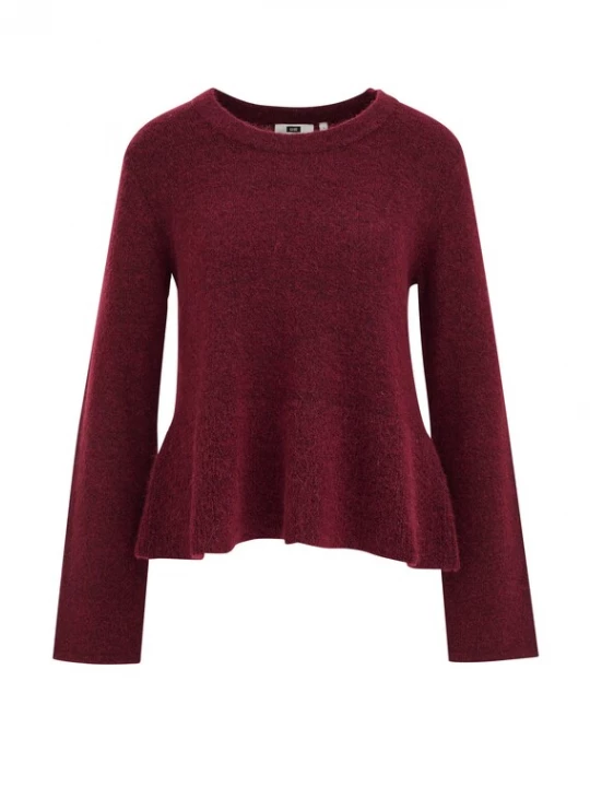 Obrázek produktu WE Fashion Svetr tmavě červená