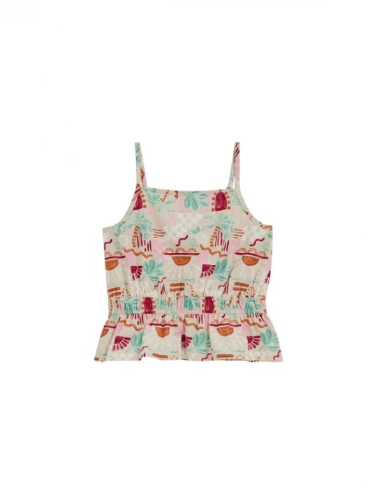Obrázek produktu WE Fashion Top béžová / zelená / červená / bílá