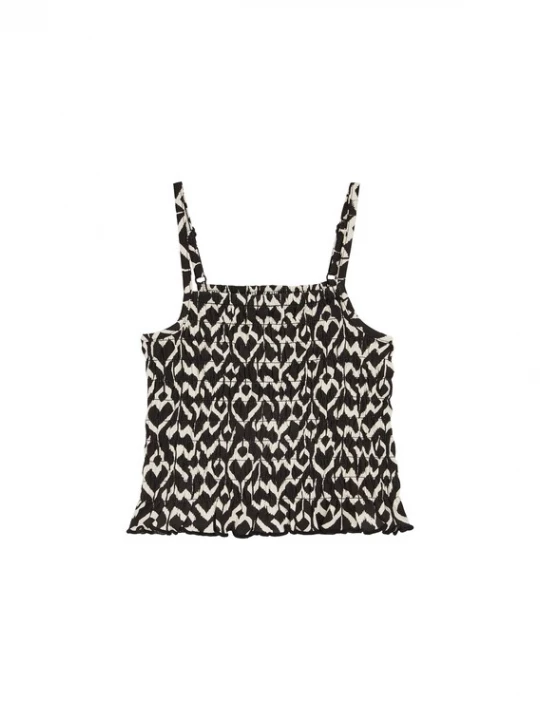 Obrázek produktu WE Fashion Top černá / bílá