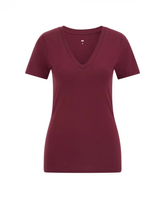 Obrázek produktu WE Fashion Tričko burgundská červeň