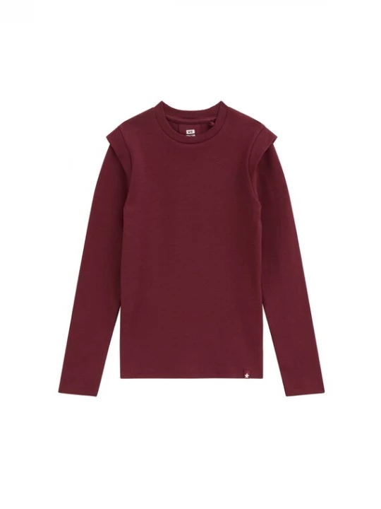 Obrázek produktu WE Fashion Tričko burgundská červeň