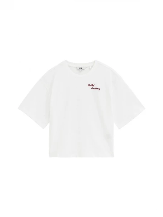 Obrázek produktu WE Fashion Tričko burgundská červeň / bílá
