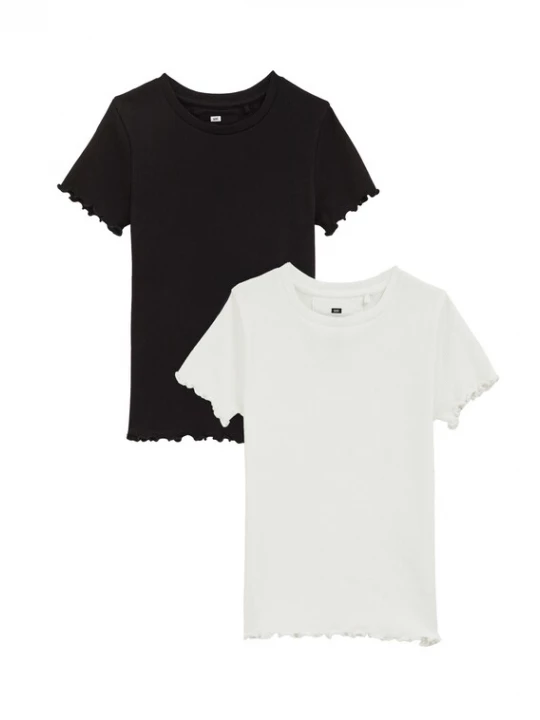 Obrázek produktu WE Fashion Tričko  černá / bílá