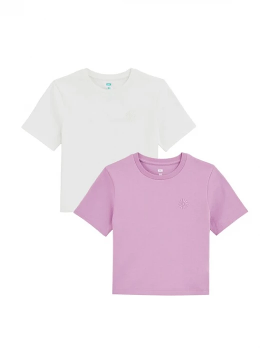 Obrázek produktu WE Fashion Tričko  fialová / bílá